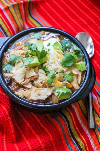 Chicken Tortilla Soup in the Instant Pot