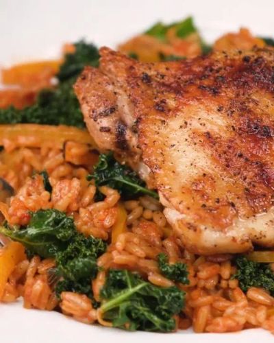 Spanish-Style Chicken and Rice