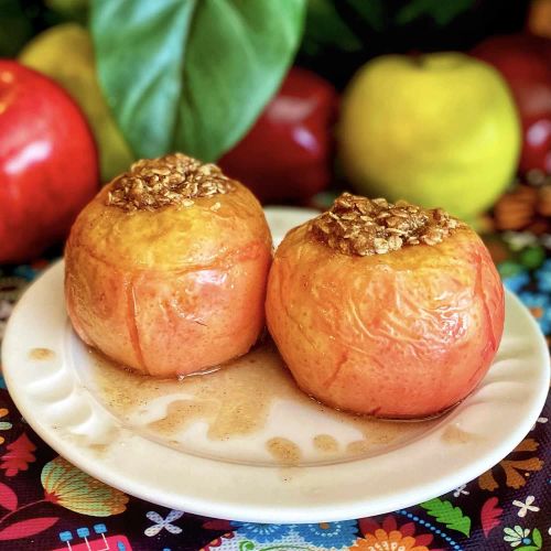 Oat-Stuffed Apples