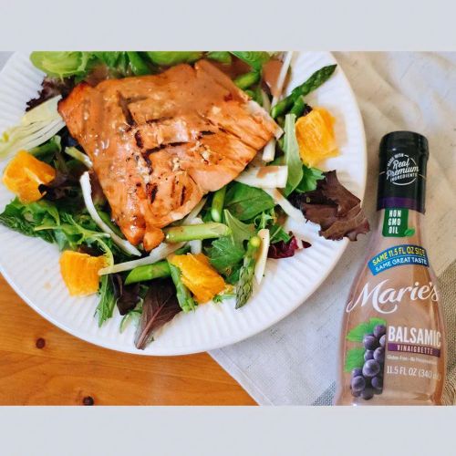 Orange Balsamic Glazed Salmon