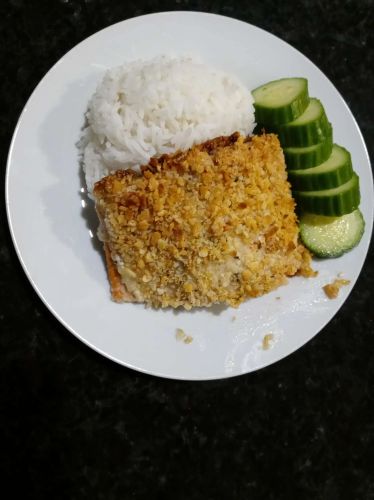 Oven-Fried Salmon