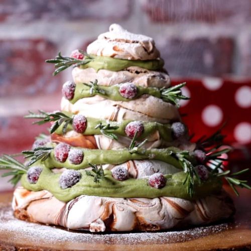 Pavlova Christmas Tree