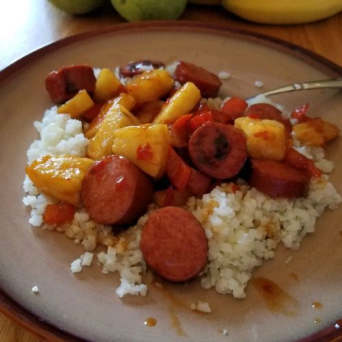 Hawaiian Pineapple Sweet & Sour Smoked Sausage