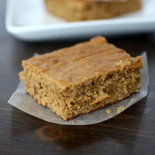 Peanut Butter Blondie Brownies