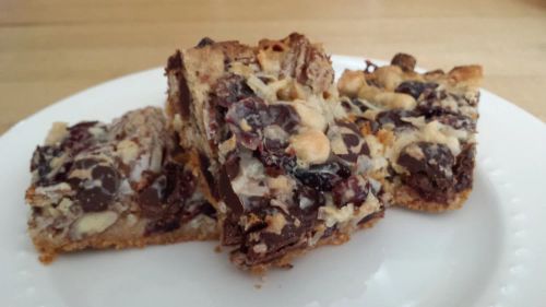 Coconut-Cranberry Bars with Pecans