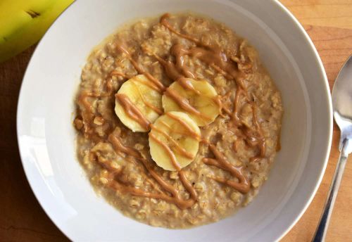 Banana-Peanut Butter Oatmeal