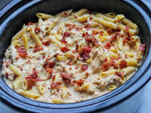 Ranch and Bacon Chicken with Penne Pasta