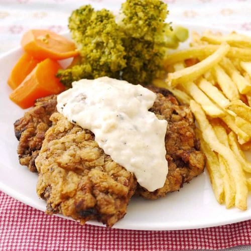 Country Fried Steak and Milk Gravy