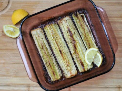 Roasted Leeks with Lemon Butter