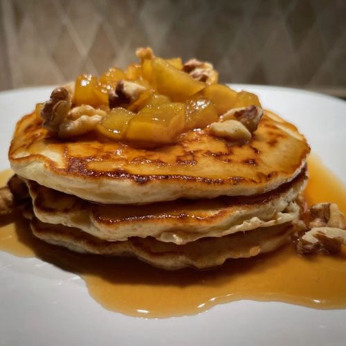 Caramel Apple Pancakes