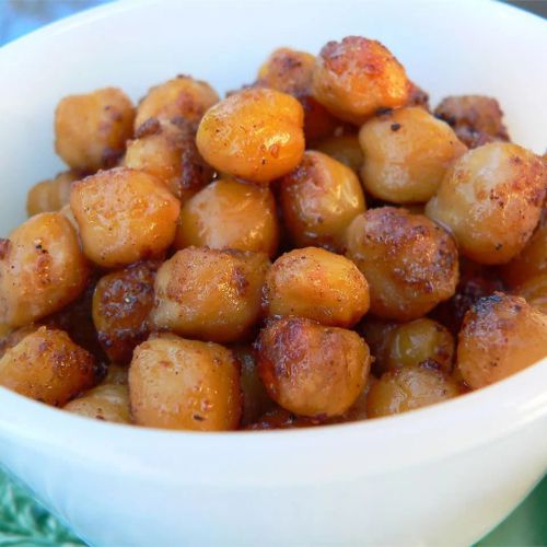 Indian-Spiced Roasted Chickpeas