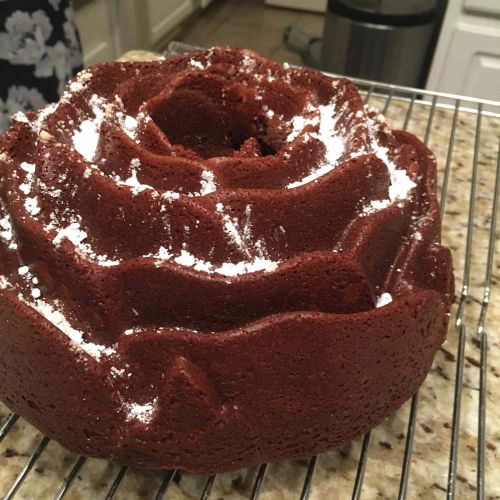 Chocolate Macaroon Bundt Cake