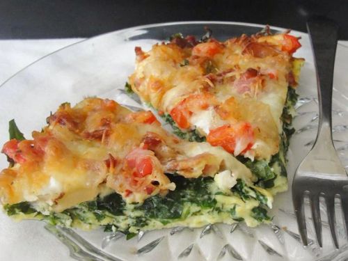 Spinach Bacon Egg Casserole