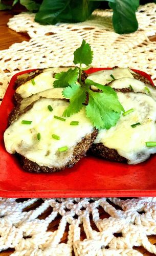 Air Fryer Black Garlic-Cauliflower Patties