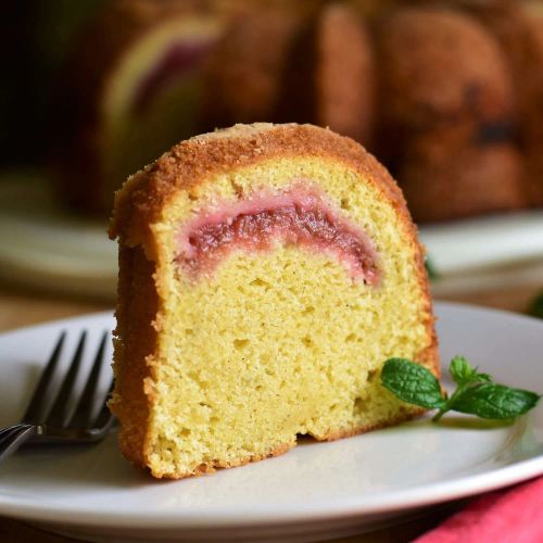 Rhubarb Bundt Cake