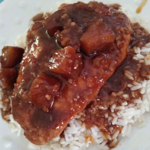 Slow Cooker Pineapple Chicken