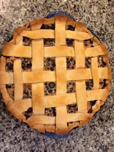 Old-Fashioned Blueberry Custard Pie