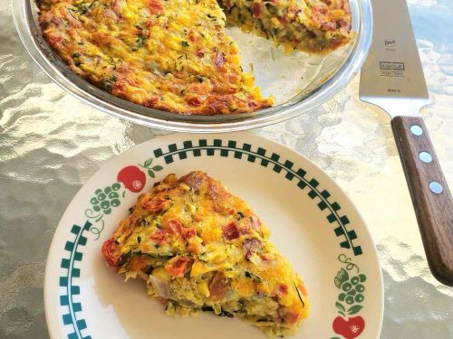 Zucchini, Corn, and Tomato Pie