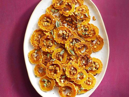 Roasted Delicata Squash Rings