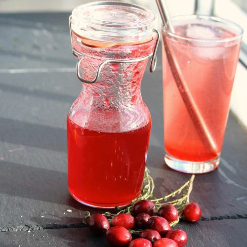 Cranberry Shrub