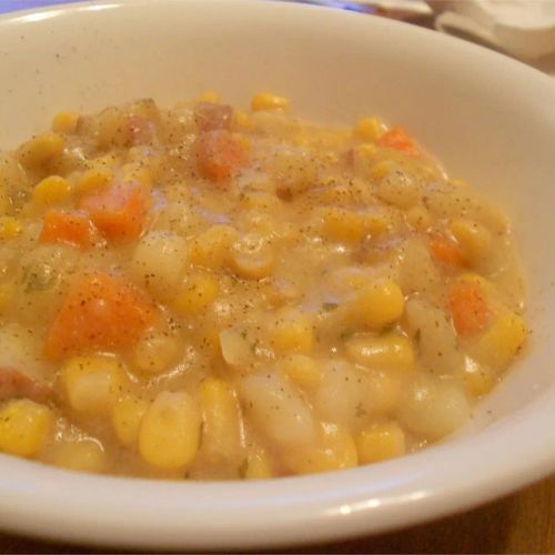 Chunky Corn Chowder (Vegan)