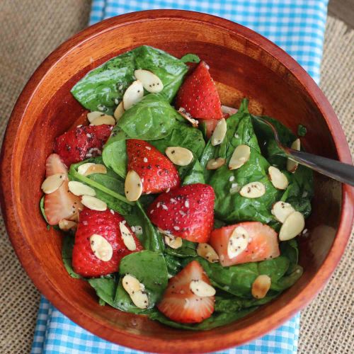 Strawberry Spinach Salad