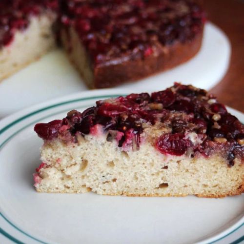 Cranberry Upside-Down Coffee Cake