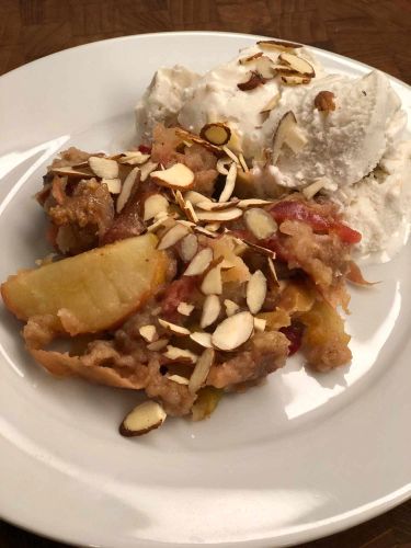 Apple Crisp with Rye Crumble