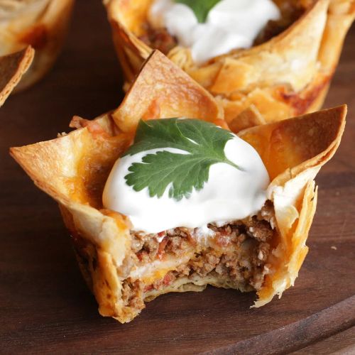 Crunchy Taco Cups