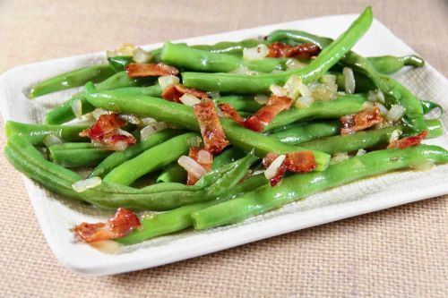 Grandma's Green Beans with Bacon Vinaigrette