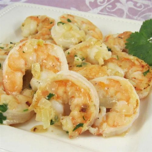 Garlic, Cilantro, and Lime Sauteed Shrimp