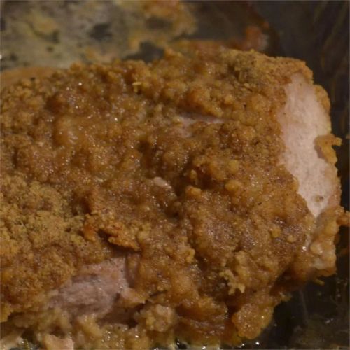 Graham Crusted Pork Chops