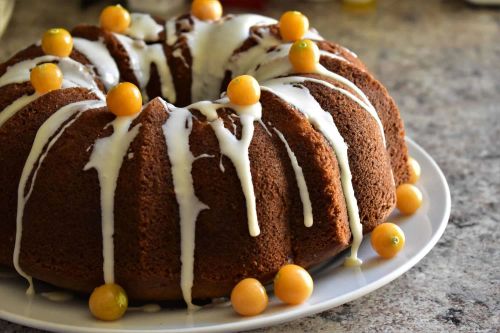 Orange-Spice Bundt Cake with Ground Cherries