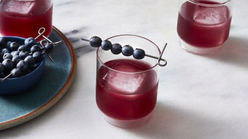 Sparkling Blueberry-Ginger Lemonade