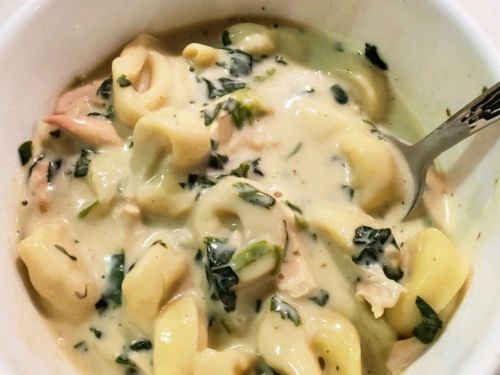 Creamy Chicken Tortellini Soup