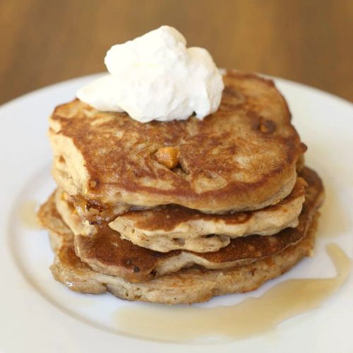 Oatmeal Scotchie Pancakes