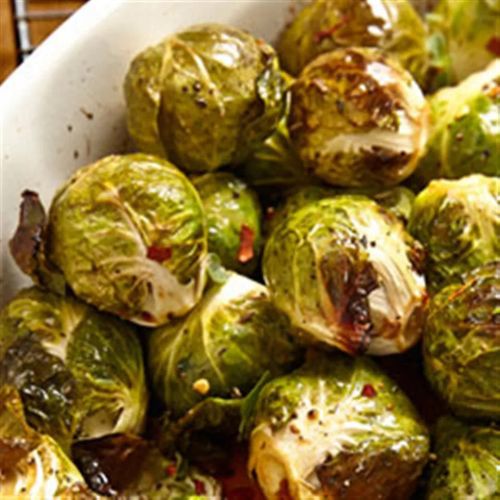 Roasted Brined Brussels Sprouts