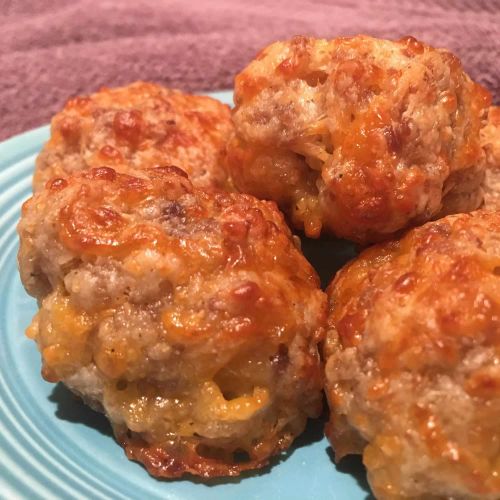 Sausage Balls with Cream Cheese