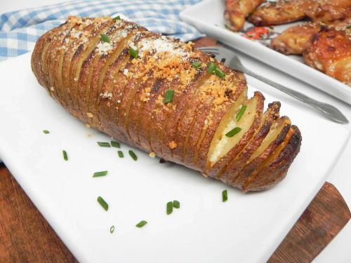 Baked Hasselback Potatoes