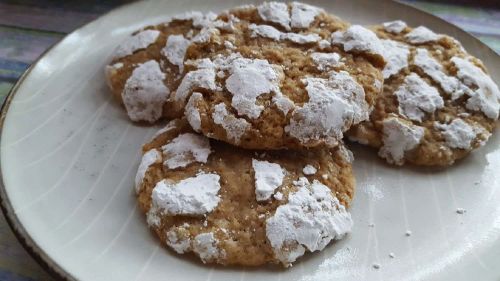 Gingerbread Gooey Butter Cookies