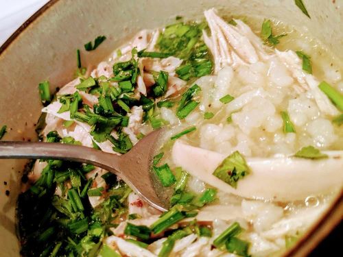 Vietnamese Chicken and Long-Grain Rice Congee