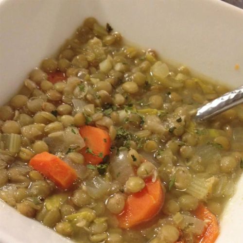 Lebanese Lemon Lentil Soup