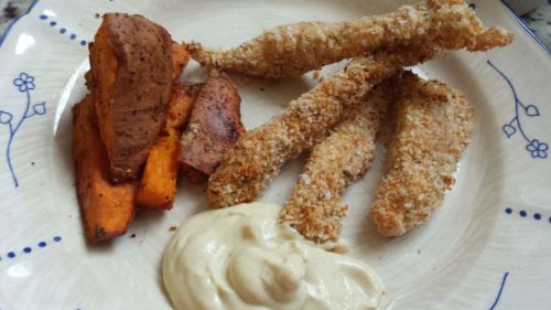 Baked Coconut Cayenne Chicken Nuggets