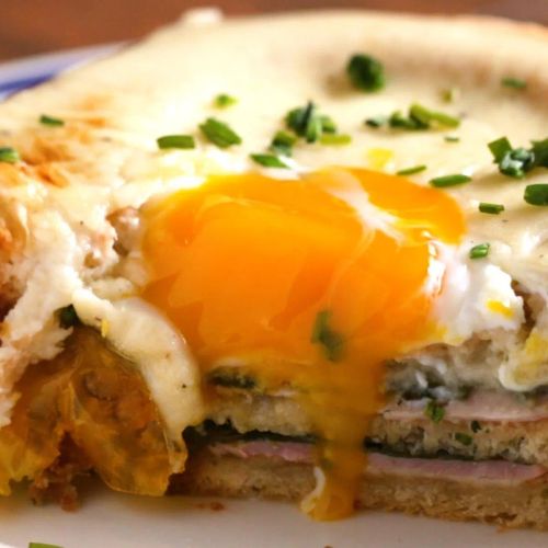 Egg-In-Hole Layered Breakfast Bake