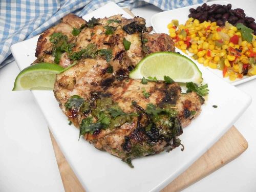 Grilled Cilantro-Lime Chicken Thighs