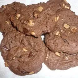 Double-Peanut Double-Chocolate Chip Cookies