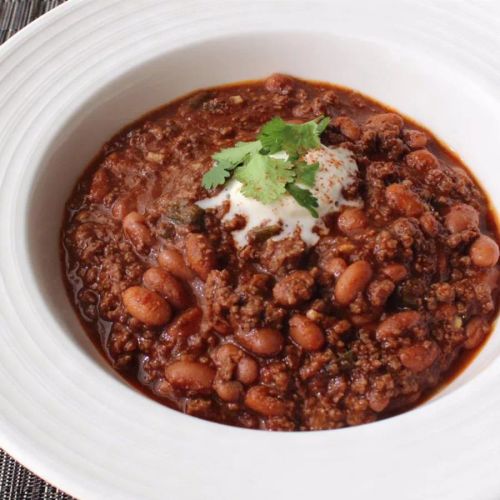 Beef, Bean, and Beer Chili