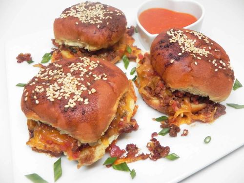 Cheesy Bacon Slider Bake