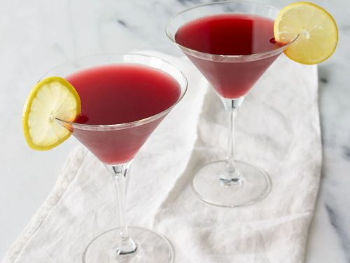 Cosmo-Style Pomegranate Martini