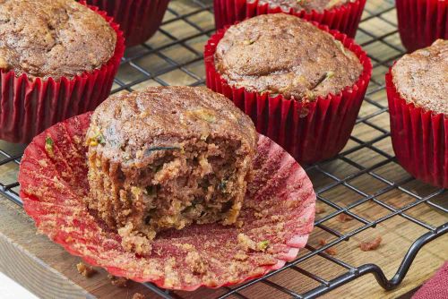 Apple Cinnamon Zucchini Muffins